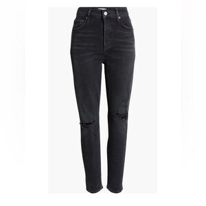 AGOLDE Nico Distressed High Waist Skinny Ankle Jeans